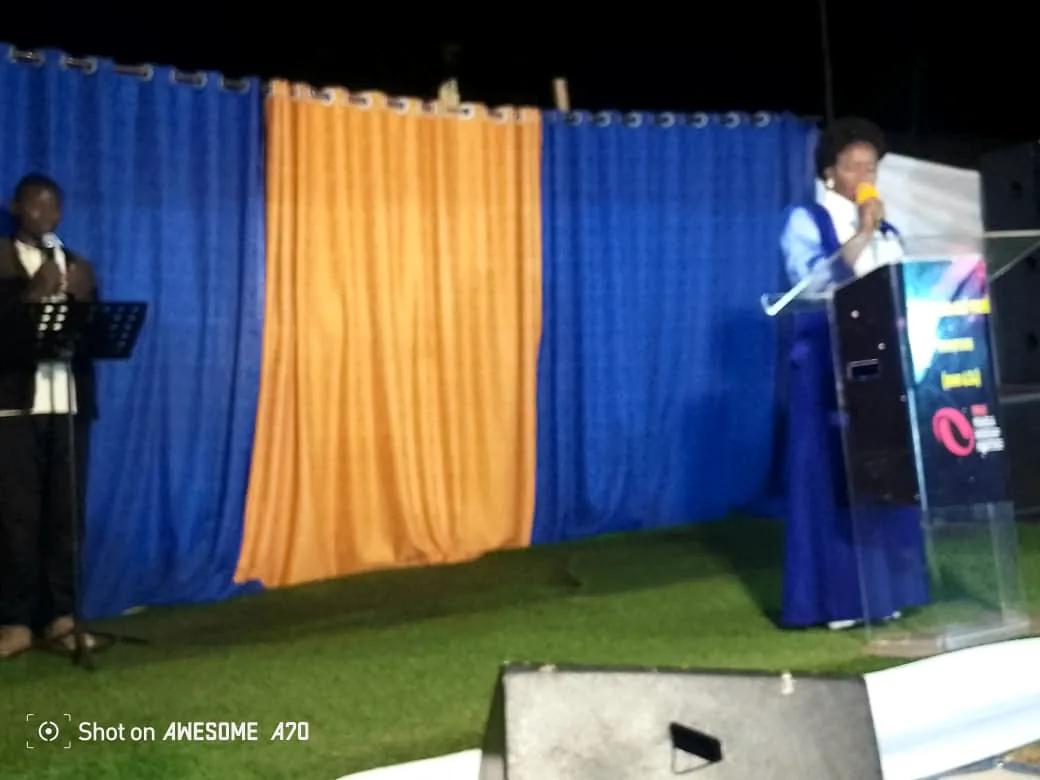 Minister speaking at a church gathering